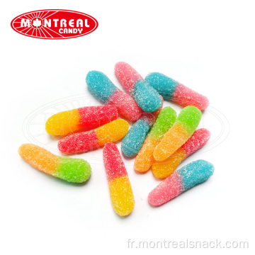 Bonbons Sour Mini Neon Gummy Worms